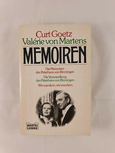 Martens, Valerie von Memoiren (Allgemeine Reihe. Bastei Lübbe Taschenbücher)