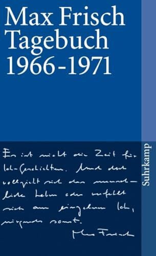 Frisch, Max Tagebuch 1966–1971 (suhrkamp taschenbuch)
