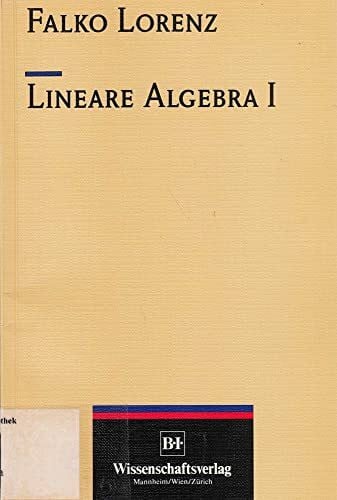 Lorenz, Falko Lineare Algebra I