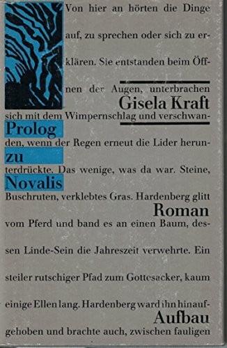 Kraft, Gisela Prolog zu Novalis