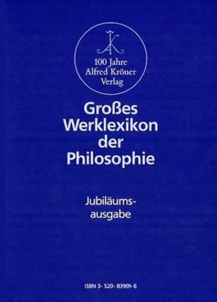 Volpi, Franco Großes Werklexikon der Philosophie (Jubiläumsausgabe: 2 Bände im Schuber)