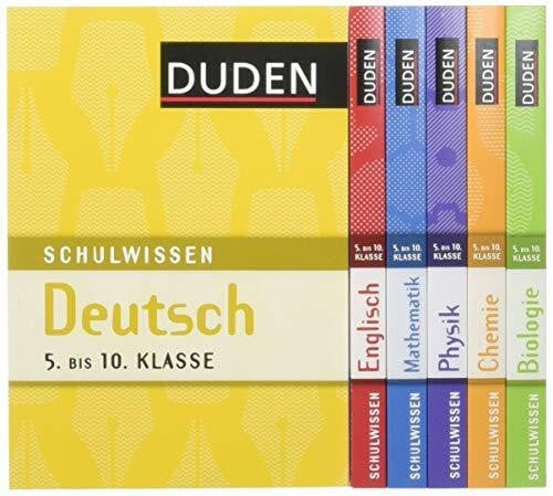 Meyer, Lothar Duden Schulwissen 5. bis 10. Klasse (6 Bände): Alle wichtigen Unterrichtsinhalte – kompakt und übersichtlich (Basiswissen Schule)