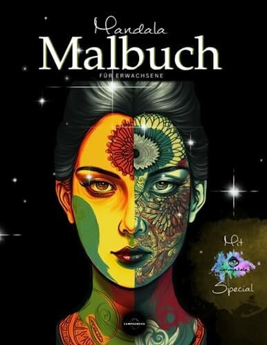 - Verlag, CampoAncho Mandala MALBUCH für Erwachsene mit 55 einzigartigen Motiven | Sei kreativ und bring bunte Farben in Deine Seele | Mit VIERAUGE.LIEBE Special