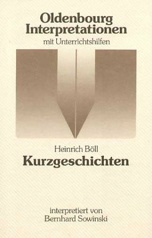 Sowinski, Bernhard Oldenbourg Interpretationen, Bd.3, Kurzgeschichten