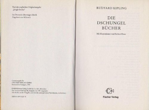 Kipling Rudyard und Herbert Horn Die Dschungelbücher