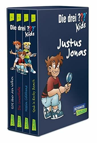 Saße, Jan Die drei ??? Kids: 4 Bände im Schuber (SOS über den Wolken, Spuk in Rocky Beach, Die Gruselfalle, Mission Goldhund): Packende Kinderkrimis für Erstleser*innen