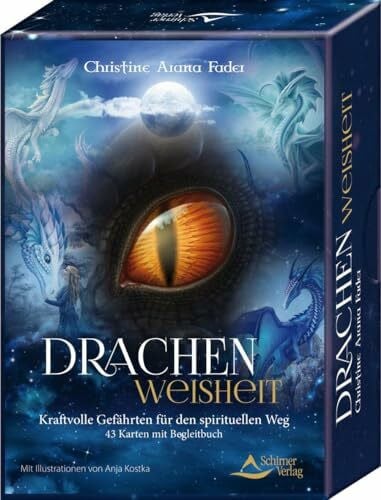 Fader, Christine Arana Drachenweisheit: Kraftvolle Gefährten für den spirituellen Weg - Kartenset mit 43 Karten und Begleitbuch