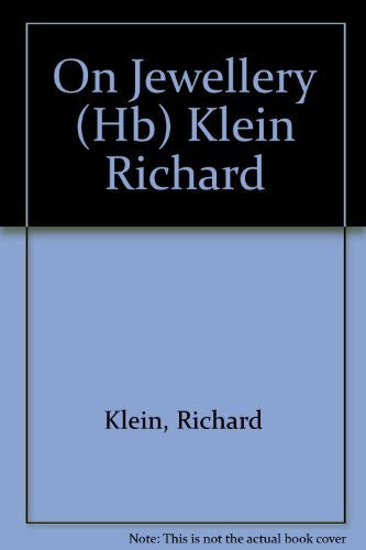 Richard, Klein On Jewellery (HB)