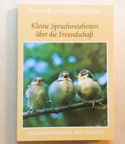 Ludwig, Gerda Groh Karten-Bibliothek, Nr.2, Kleine Spruchweisheiten über die Freundschaft: Farbpostkarten mit Texten