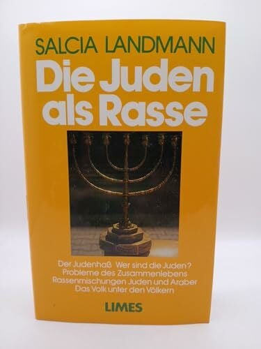 Landmann, Salcia Die Juden als Rasse ; erweiterte und bearbeitete Neuausgabe