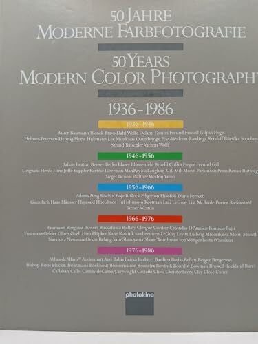Manfred Heiting 50 Jahre moderne Farbfotografie 1936-1986. Katalog der Bilderschauen 1986