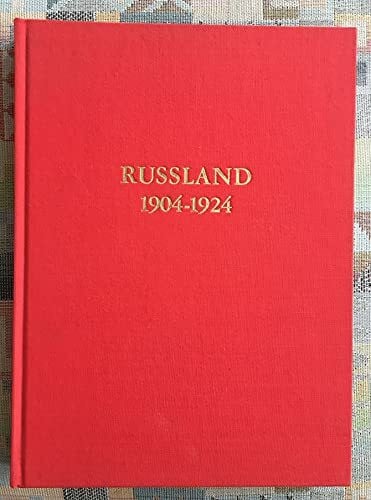 Baschet, Eric Rußland 1904-1924. Eine historische Foto- Reportage