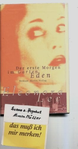 Lev, Eleonora Der erste Morgen im Garten Eden