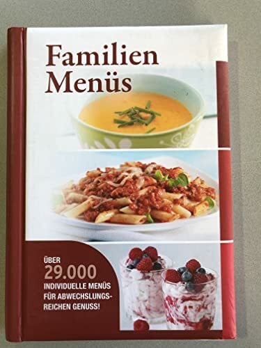 Compact Verlag GmbH Familien Men?s -?ber 29.000 Individuelle Men?s f?r abwechslungsreichen Genuss! Kochbuch - Rezeptbuch - Backbuch - [Hardcover-spiral] Compact Verlag GmbH