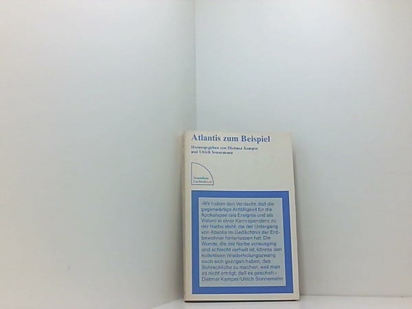 Ulrich Sonnemann Atlantis zum Beispiel.