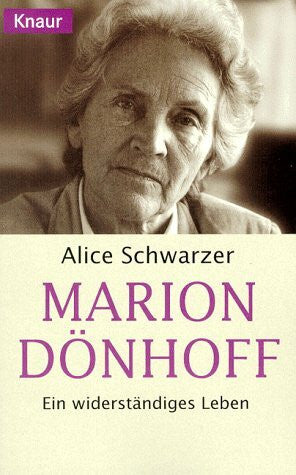 Schwarzer, Alice Marion Dönhoff