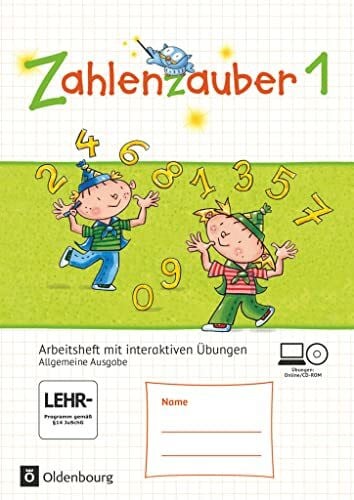 Plankl, Elisabeth Zahlenzauber - Mathematik für Grundschulen - Allgemeine Ausgabe 2016 - 1. Schuljahr: Arbeitsheft mit interaktiven Übungen online - Mit CD-ROM und ... Allgemeine Ausgabe 2016, 1. Schuljahr)