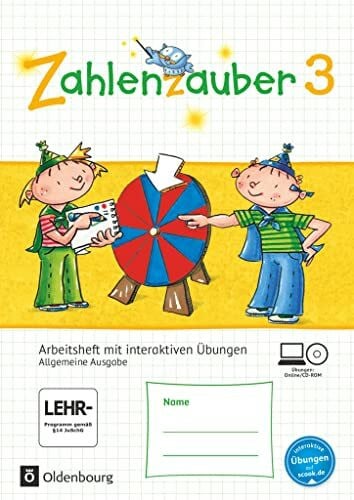 Schweden, Karl-Wilhelm Zahlenzauber - Mathematik für Grundschulen - Allgemeine Ausgabe 2016 - 3. Schuljahr: Arbeitsheft mit interaktiven Übungen online - Mit CD-ROM und ... Allgemeine Ausgabe 2016, 3. Schuljahr)