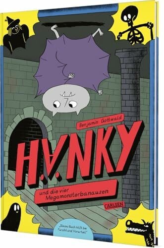 Gottwald, Benjamin Hänky und die vier Megamonsterbanausen: Dieses Buch hilft gegen Furcht und Vorurteil | Reimgeschichte über einen schüchternen Vampir, der in seinem Zuhause Freunde findet.