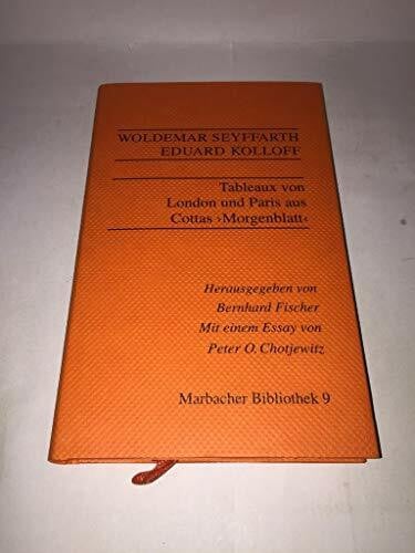 Eduard Kolloff Tableaux von London und Paris aus Cottas Morgenblatt (Marbacher Bibliothek)