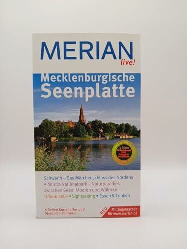 Frischmann, Rolf P Mecklenburgische Seenplatte: Schwerin - Das Märchenschloss des Nordens. Müritz-Nationalpark - Naturparadies zwischen Seen, Mooren und Wäldern. Urlaub aktiv. Sightseeing. Essen & Trinken (MERIAN live)