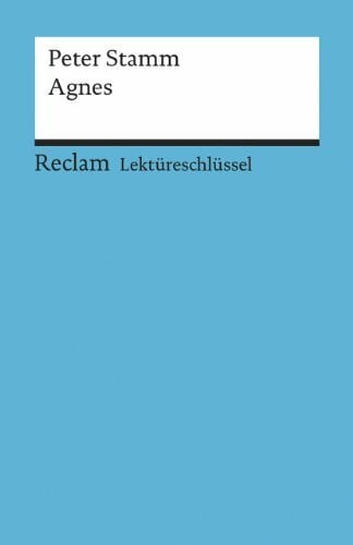Pütz, Wolfgang Lektüreschlüssel zu Peter Stamm: Agnes (Reclams Universal-Bibliothek)