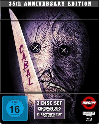 Bobby, Anne Cabal - Die Brut der Nacht - 35th Anniversary Limited Steelbook Edition (4K Ultra HD + 2Blu-Rays) - 35th Anniversary Limited Steelbook Edition [Blu-ray]