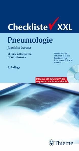 Nowak, Dennis Checkliste XXL Pneumologie (Reihe, CHECKLISTEN XXL)