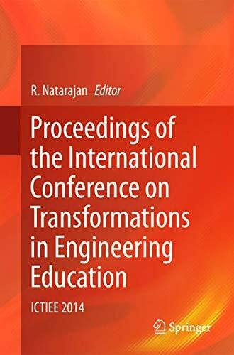 Natarajan, R. Proceedings of the International Conference on Transformations in Engineering Education: ICTIEE 2014