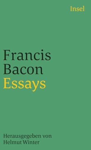 Winter, Helmut Essays: In der überarbeiteten Fassung der Übertragung von Paul Melchers. Herausgegeben und mit einem Nachwort versehen von Helmut Winter (insel taschenbuch)