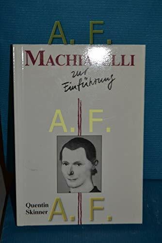 Suhr, Martin Machiavelli zur Einführung