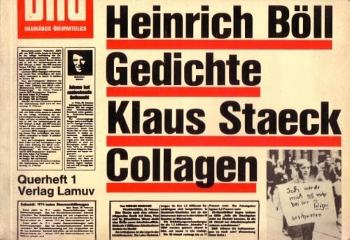 Böll, Heinrich Gedichte / Collagen