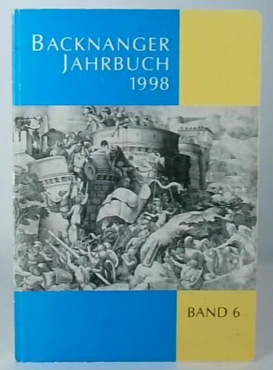 Fritz, Gerhard Backnanger Jahrbuch. Beiträge zur Geschichte von Stadt und Umgebung: 1998