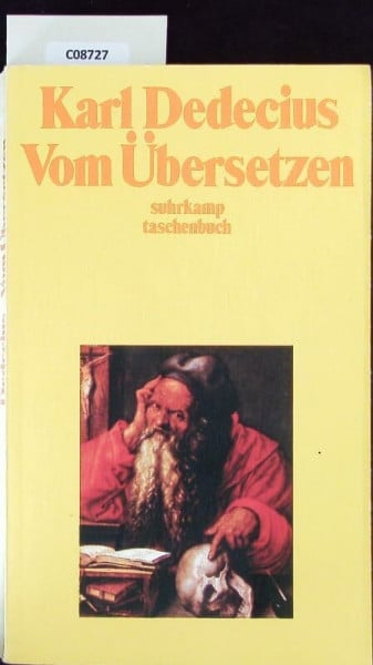 Dedecius, Karl Vom Übersetzen (Suhrkamp Taschenbücher)