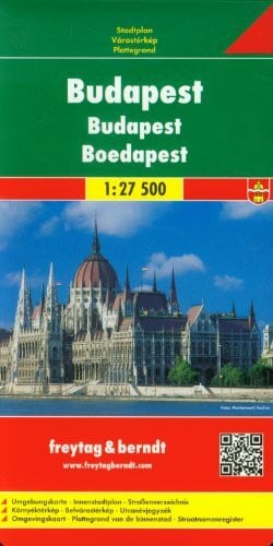 Freytag-Berndt und Artaria KG Budapest, Stadtplan 1:27.500