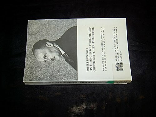 Nawratil, Karl Einfeuhrung in Die Probleme Und Grundbegriffe Der Philosophie