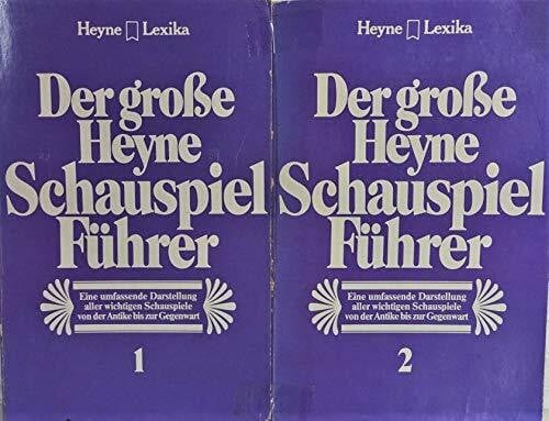 Gregor, Joseph und Margret Dietrich Der große Heyne Schauspiel Führer