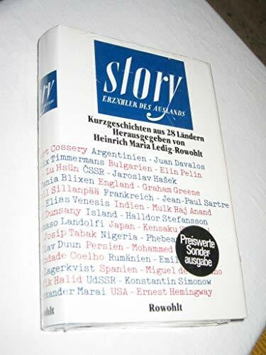 Maria und Hrsg. Ledig-Rowohlt Heinrich Story. Erzähler des Auslands. 28 Stories von 28 Autoren aus 28 Ländern