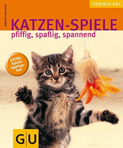 Monika Wegler Katzen-Spiele, pfiffig, spaßig, spannend gelb 12 x 3,5 cm