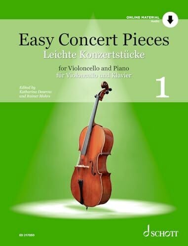 Mohrs, Rainer Leichte Konzertstücke: Band 1. Violoncello und Klavier. (Easy Concert Pieces, Band 1, Band 1)