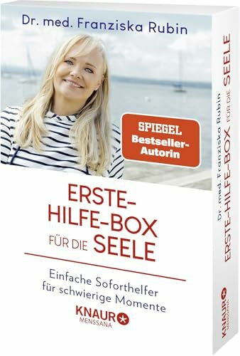 Rubin, Dr. med. Franziska Die Erste-Hilfe-Box für die Seele: Einfache Soforthelfer für schwierige Momente. Set mit 21 Karten und Begleitbuch