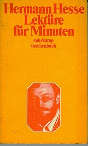 HESSE, HERMANN. Lektüre für Minuten