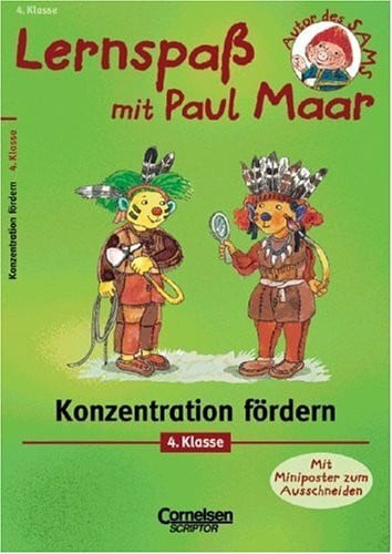 Karin Fischer Lernspaß mit Paul Maar - Konzentration fördern, 4. Klasse