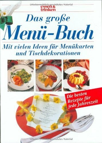 Das große Menü-Buch