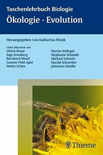 Harald Schneider Taschenlehrbuch Biologie: Ökologie, Evolution