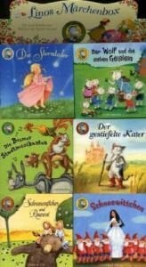 div. Linos Märchenbox, Lino-Bücher Box Nr. 42: Die sechs beliebtesten Märchen der Brüder Grimm! (6 x 10 Ex.)