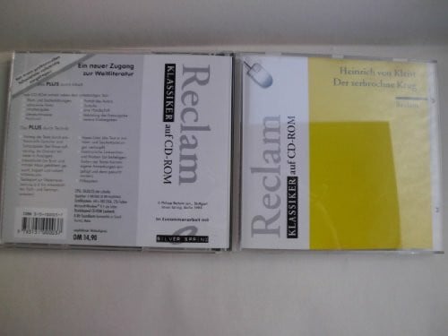 Kleist, Heinrich von Der zerbrochne Krug. CD- ROM für Windows ab 3.1