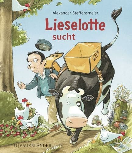 Steffensmeier, Alexander Lieselotte sucht (Mini-Broschur): Bilderbuch über Versteckspiele für Kinder ab 4 (Mini-Bilderbücher von Kuh Lieselotte)