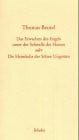 Beutel, Thomas Das Erwachen des Engels unter der Schwelle des Hauses oder Die Heimkehr der Söhne Ungetüm: Höroper. Mit e. Erinnerung d. Autors