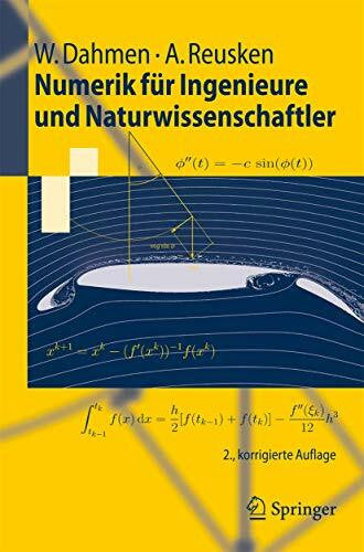 Dahmen, Wolfgang Numerik für Ingenieure und Naturwissenschaftler (Springer-Lehrbuch)
